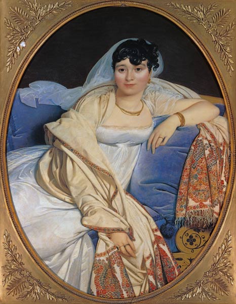 Retrato de Madame Rivière de Dominique Ingres