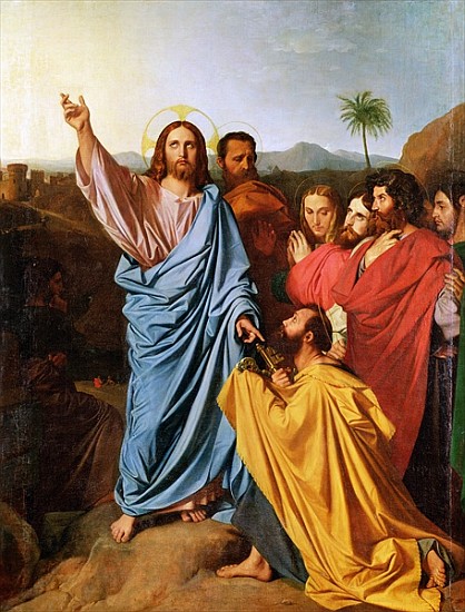 Jesus Returning the Keys to St. Peter de Dominique Ingres