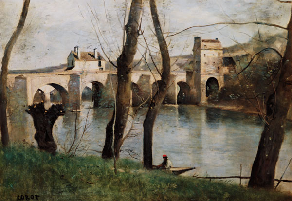 El puente de Mantes de Jean-Baptiste-Camille Corot