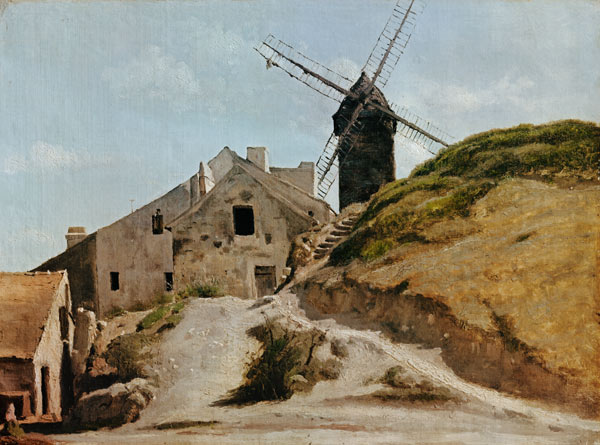 Moulin de of La Galette de Jean-Baptiste-Camille Corot