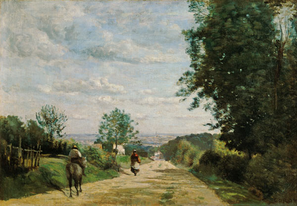 The Road to Sevres de Jean-Baptiste-Camille Corot