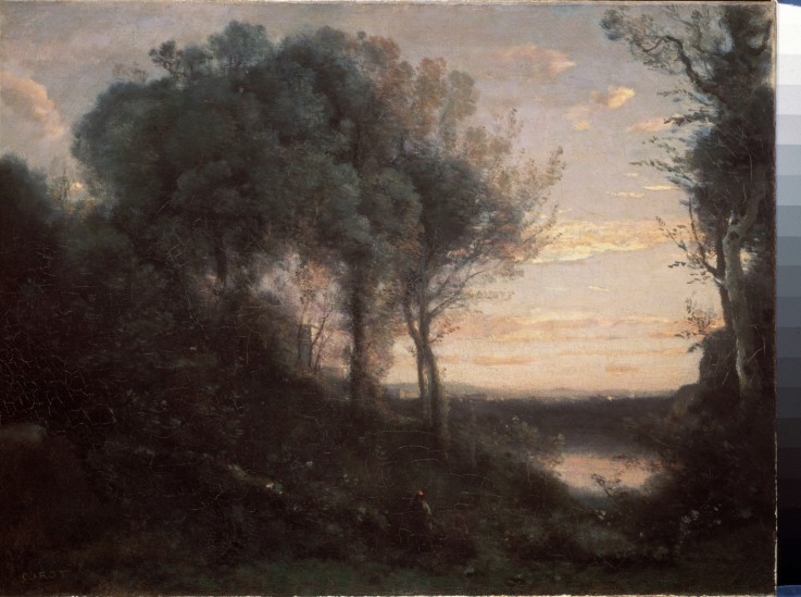 Evening de Jean-Baptiste-Camille Corot