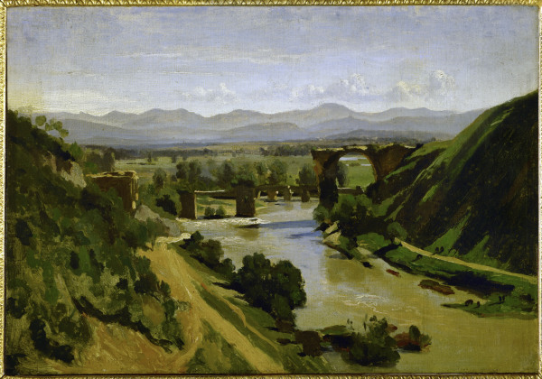 Bridge at Narni de Jean-Baptiste-Camille Corot