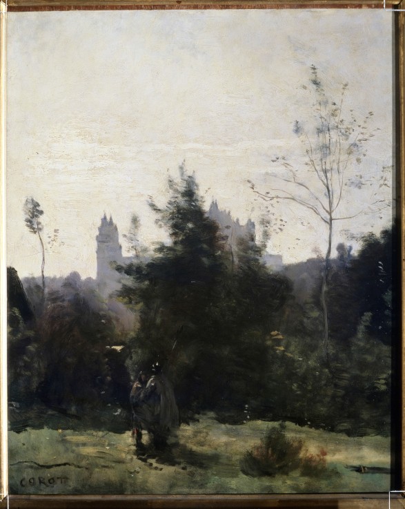Château de Pierrefonds de Jean-Baptiste-Camille Corot