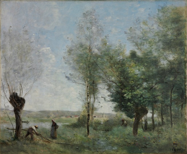Memory of Coubron de Jean-Baptiste-Camille Corot