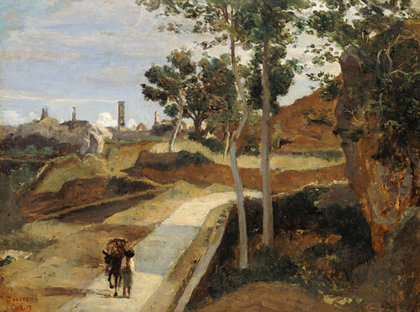Road from Volterra de Jean-Baptiste-Camille Corot