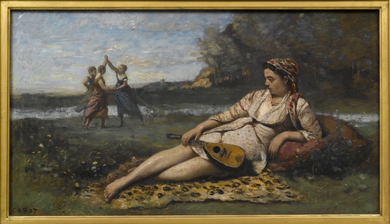 Young Women of Sparta (Jeunes filles de Sparte) de Jean-Baptiste-Camille Corot