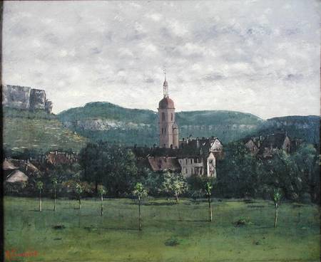 Landscape with Church de Jean-Baptiste-Camille Corot