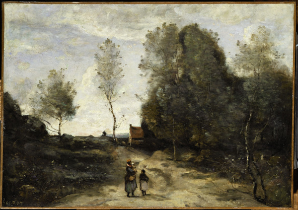 The Street de Jean-Baptiste-Camille Corot