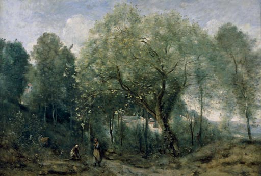 El Catalpa, Recuerdo del pueblo d'Avray de Jean-Baptiste-Camille Corot