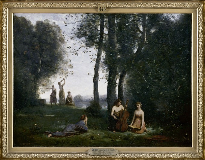 Le Concert Champêtre (Woodland Music-makers) de Jean-Baptiste-Camille Corot