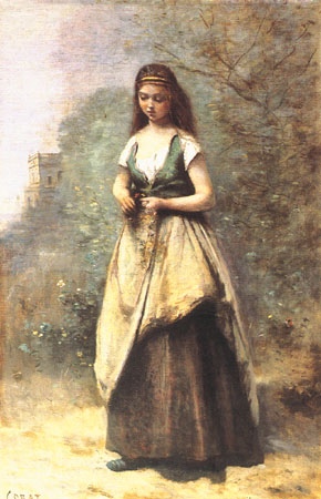 Ofelia de Jean-Baptiste-Camille Corot