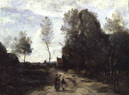 The Road de Jean-Baptiste-Camille Corot