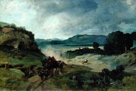 Roman Landscape de Jean-Baptiste-Camille Corot