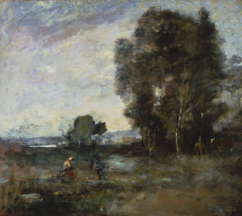 Summer Landscape de Jean-Baptiste-Camille Corot