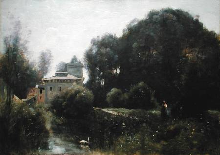 Souvenir of the Villa Borghese de Jean-Baptiste-Camille Corot