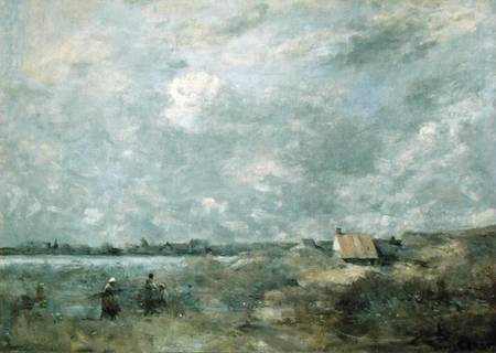 Stormy Weather, Pas de Calais de Jean-Baptiste-Camille Corot