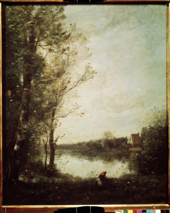 Pond in Ville d’Avray de Jean-Baptiste-Camille Corot