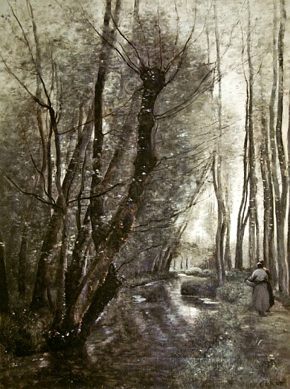The stream de Jean-Baptiste-Camille Corot