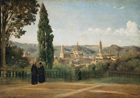 Florencia, vista de los Jardines de Boboli