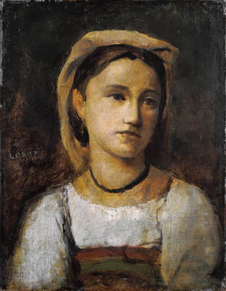 Portrait of an Italian girl.