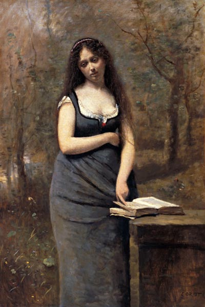Velleda. de Jean-Baptiste-Camille Corot