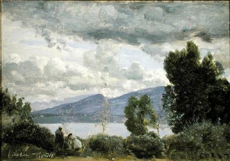 View of Chalet de Chenes, Bellvue, Geneva de Jean-Baptiste-Camille Corot