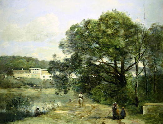 Ville d'Avray (oil on canvas) de Jean-Baptiste-Camille Corot