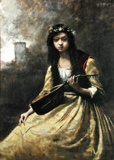 La Zingara de Jean-Baptiste-Camille Corot