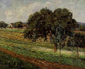 Fields and trees at Damiette de Jean-Baptiste Armand Guillaumin