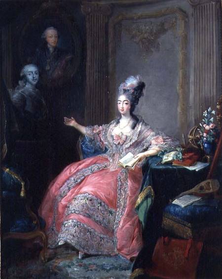 Louise Marie Josephine of Savoy, Countess of Provence (1753-1810) de Jean Baptiste Andre Gautier D'Agoty