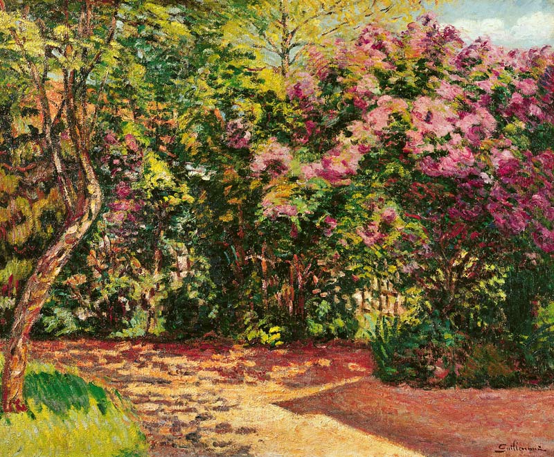 Lilac, the Artist''s Garden de Jean Baptiste Armand Guillaumin