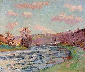 Banks of the Creuse, Limousin, c.1912 (oil on canvas)