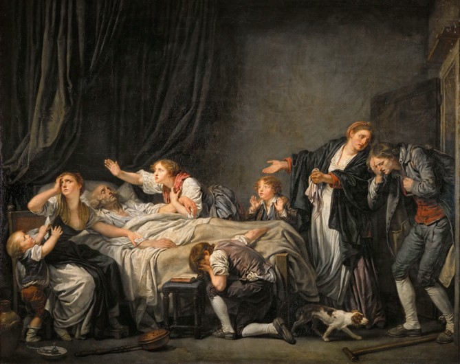 The Father's Curse: The Son Punished de Jean Baptiste Greuze