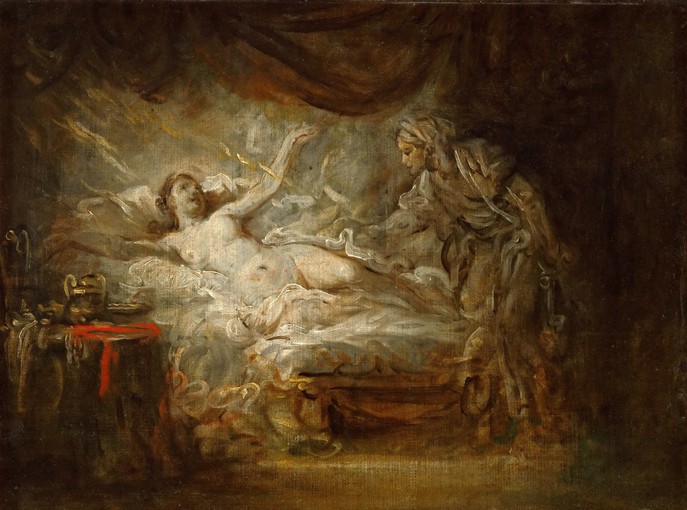Jupiter and Aegina de Jean Baptiste Greuze
