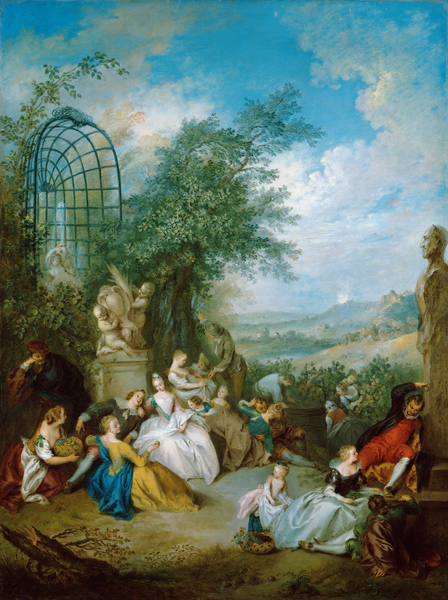 A Rural Celebration de Jean-Baptiste Joseph Pater