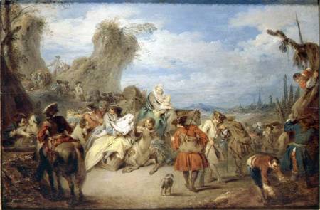 The March of the Troops de Jean-Baptiste Joseph Pater