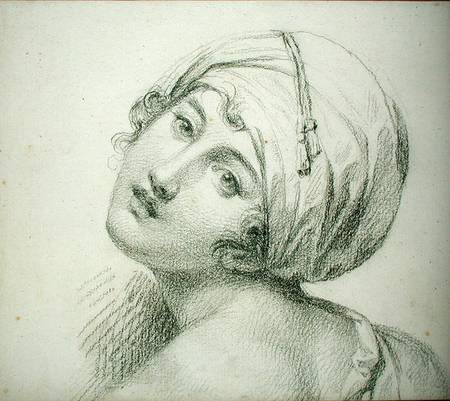 Portrait of Emma (c.1765-1815) Lady Hamilton de Jean Baptiste Joseph Wicar