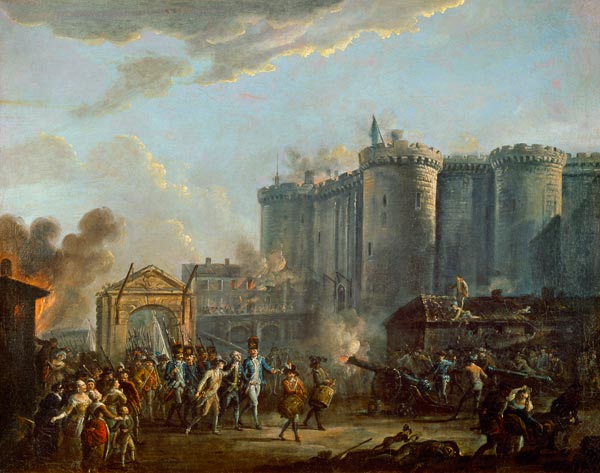 The Arrest of the Governor of the Bastille, 14th July 1789 de Jean-Baptiste Lallemand