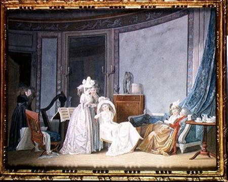 Meeting in a Salon de Jean Baptiste Mallet