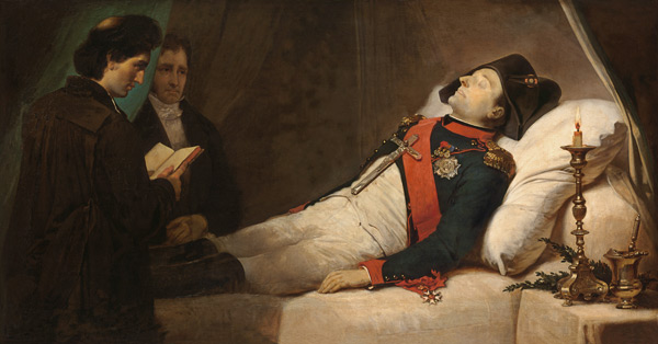 Napoleon on Deathbed / Paunt.Mauzaisse de Jean Baptiste Mauzaisse