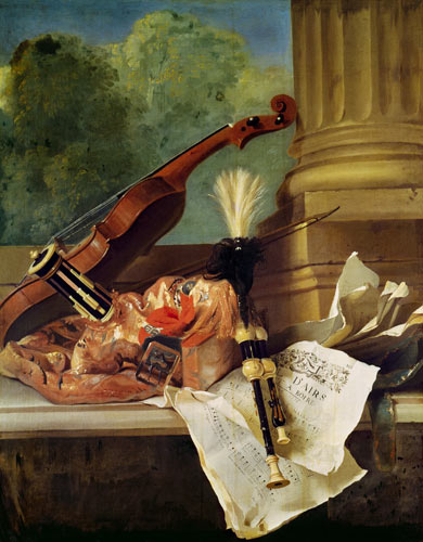 Attributes of Music de Jean Baptiste Oudry