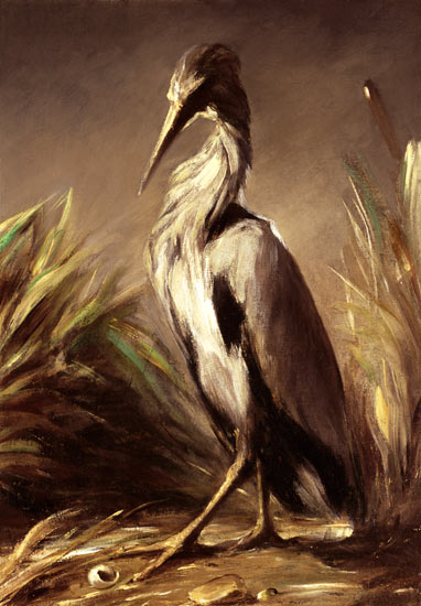 A Heron de Jean Baptiste Oudry