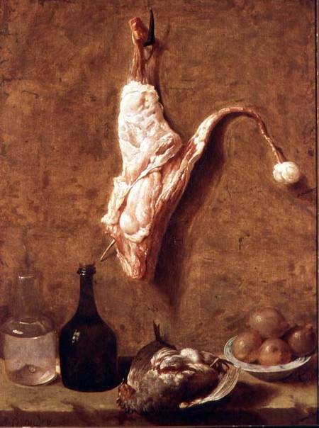 Still Life with a Leg of Veal de Jean Baptiste Oudry