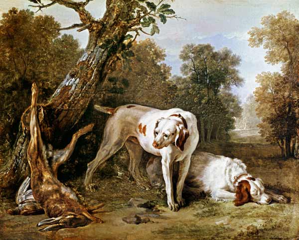 Dog and Hare de Jean Baptiste Oudry