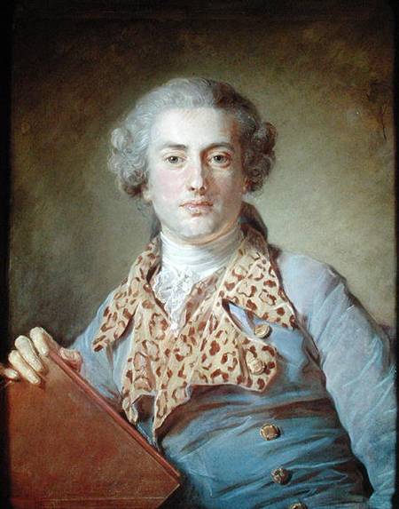 Portrait of Jean-Georges Noverre (1727-1810) de Jean-Baptiste Perronneau