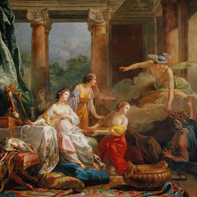 Mercury, Herse and Aglauros de Jean-Baptiste Pierre