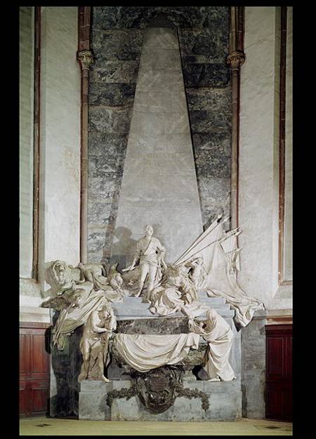 Tomb of Marshal Maurice de Saxe (1696-1750) de Jean-Baptiste Pigalle