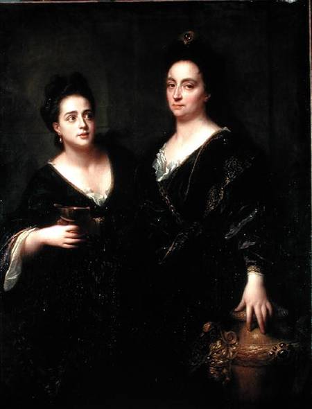 Portrait of Two Actresses de Jean Baptiste Santerre