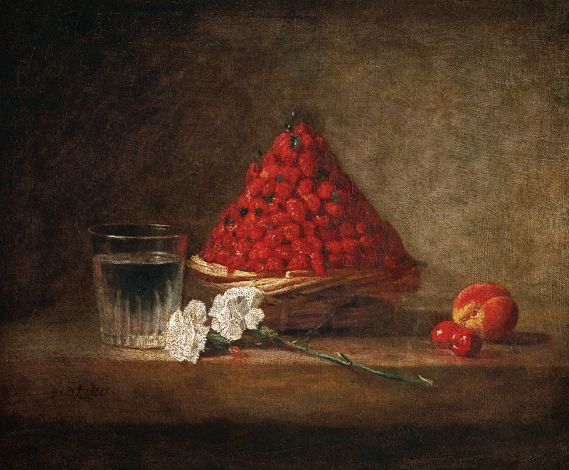 Strawberry Basket de Jean-Baptiste Siméon Chardin
